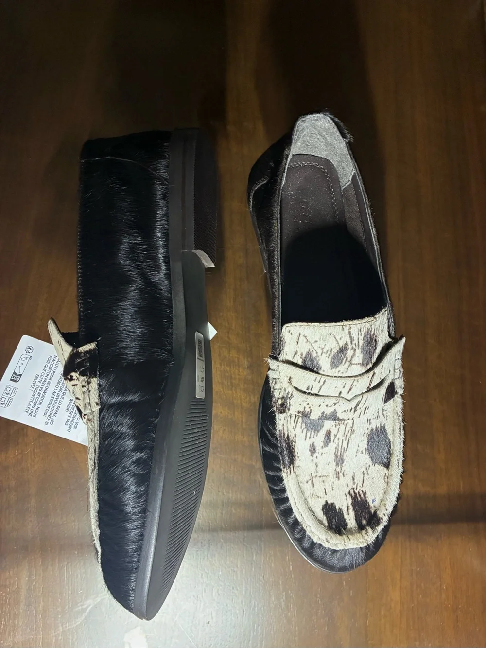 NWT Mens Cow Hair Loafers